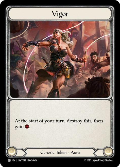 [FaB] 英語版「Vigor Token」Cold Foil Might // Vigor | Heavy Hitters | Star City Games