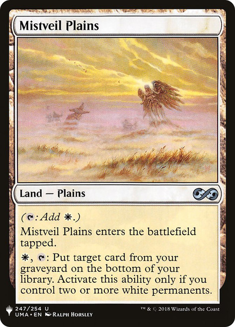 Mistveil Plains\nPlaneswalker Symbol Reprints\nSingle\nMagic The Gathering