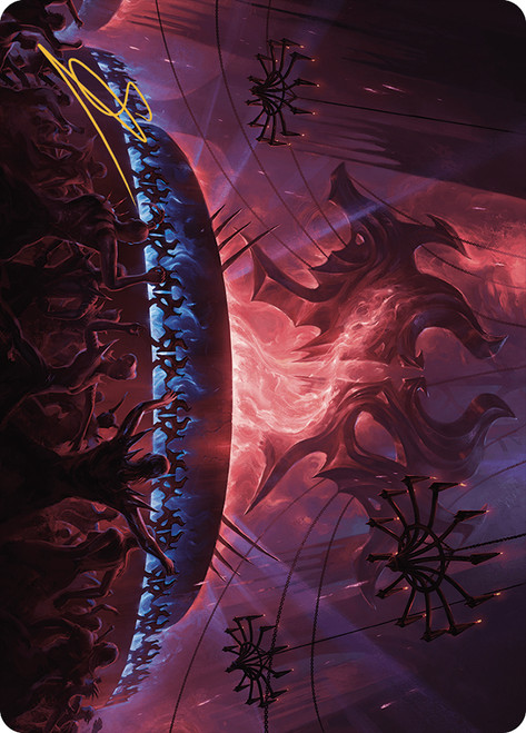{Raucous Theater Art Card} (Signed)\nArt Series: Murders at Karlov Manor - Variants\nSingle\nMagic The Gathering