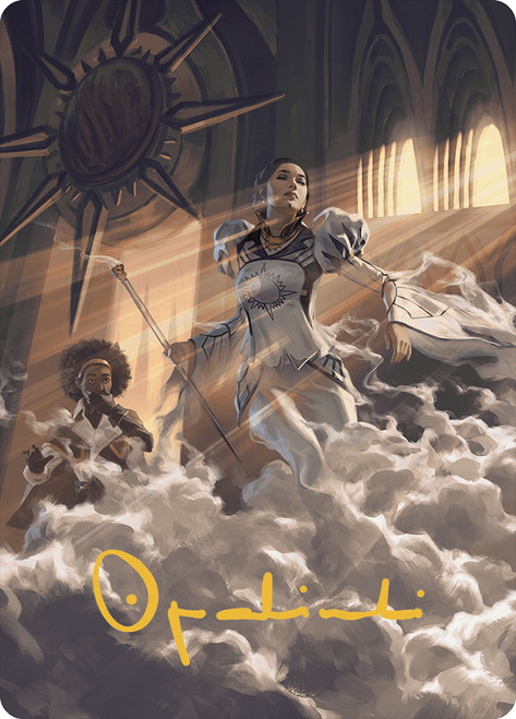 {Call a Surprise Witness Art Card} (Signed)\nArt Series: Murders at Karlov Manor - Variants\nSingle\nMagic The Gathering
