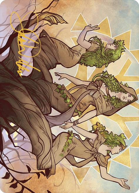 {Trostani, Three Whispers Art Card} (Signed)\nArt Series: Murders at Karlov Manor - Variants\nSingle\nMagic The Gathering