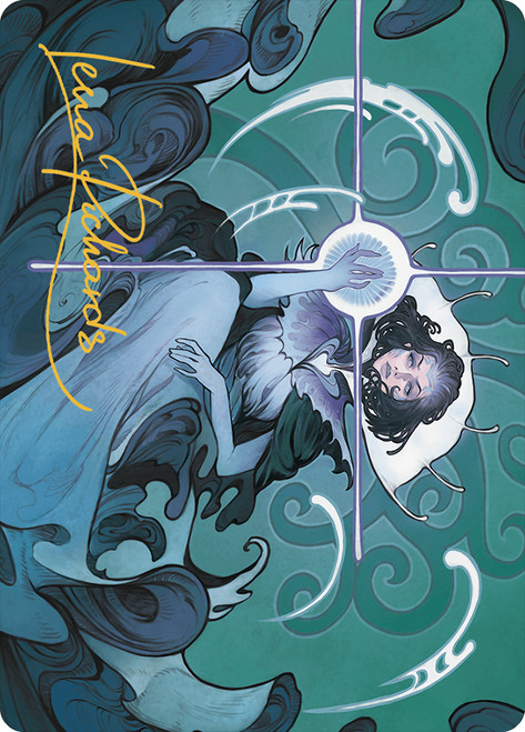 {Vannifar, Evolved Enigma Art Card} (Signed)\nArt Series: Murders at Karlov Manor - Variants\nSingle\nMagic The Gathering