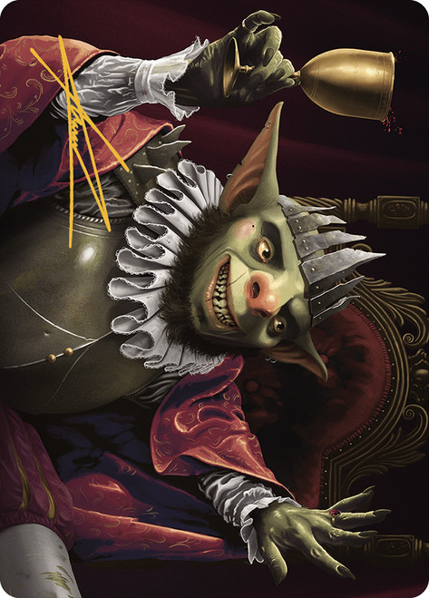 {Krenko, Baron of Tin Street Art Card} (Signed)\nArt Series: Murders at Karlov Manor - Variants\nSingle\nMagic The Gathering