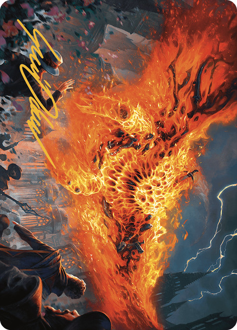 {Havoc Eater Art Card} (Signed)\nArt Series: Murders at Karlov Manor - Variants\nSingle\nMagic The Gathering