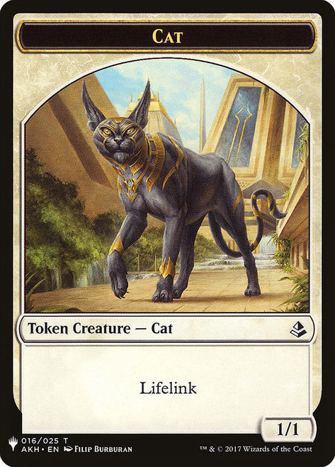 {Cat Token} (Amonkhet) // {Dog Token}
Mystery Booster / The List
Single
Magic: The Gathering