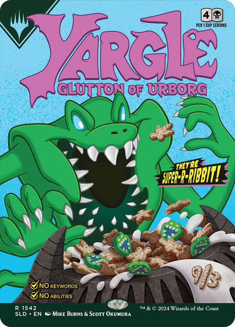 Yargle, Glutton of Urborg // Yargle, Glutton of Urborg
Secret Lair Drop
Single
Magic: The Gathering
