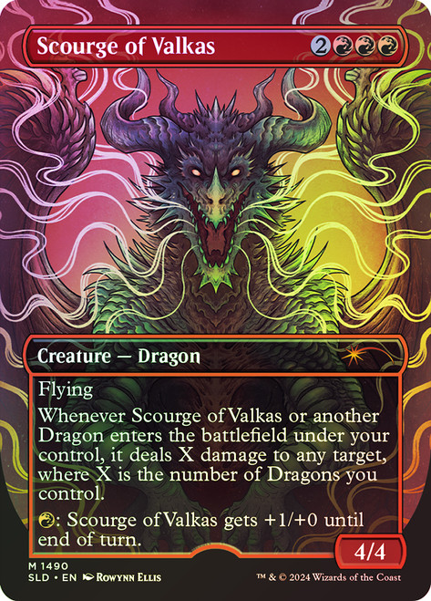 Scourge of Valkas (Secret Lair) (Borderless)\nPromo: General\nSingle\nMagic The Gathering