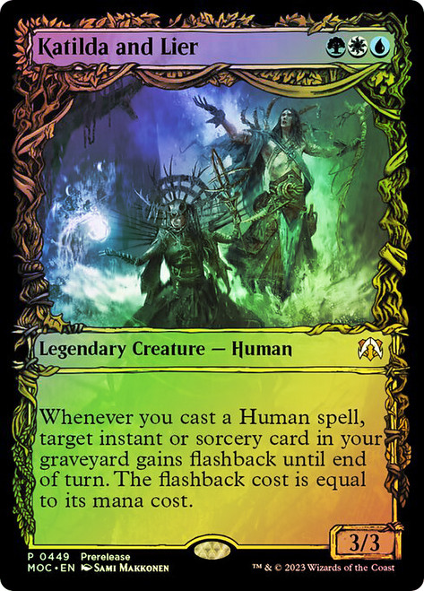 Katilda and Lier (Prerelease) (#449) (Showcase)\nPromo: General\nSingle\nMagic The Gathering