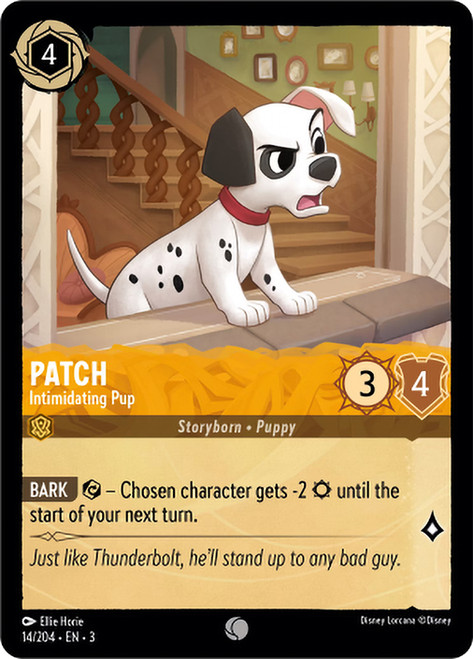 Patch Intimidating Pup