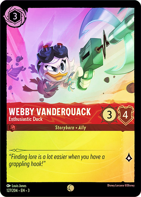 Webby Vanderquack Enthusiastic Duck