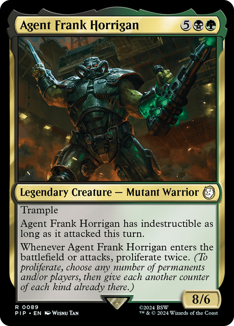 Agent Frank Horrigan\nFallout Commander\nSingle\nMagic The Gathering