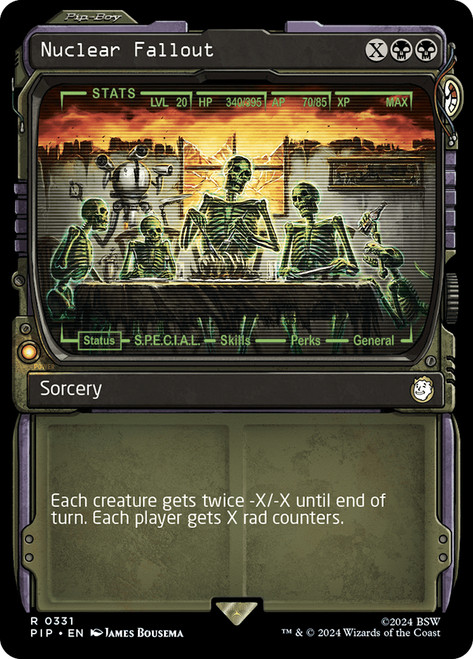 Nuclear Fallout (Showcase)\nFallout Commander - Variants\nSingle\nMagic The Gathering