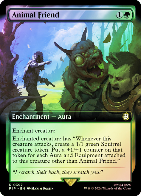 Animal Friend (Extended Art)\nFallout Commander - Variants\nSingle\nMagic The Gathering
