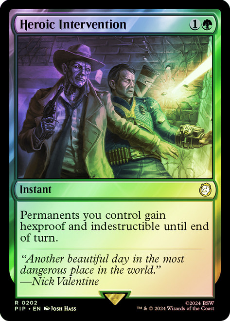 Heroic Intervention\nFallout Commander\nSingle\nMagic The Gathering