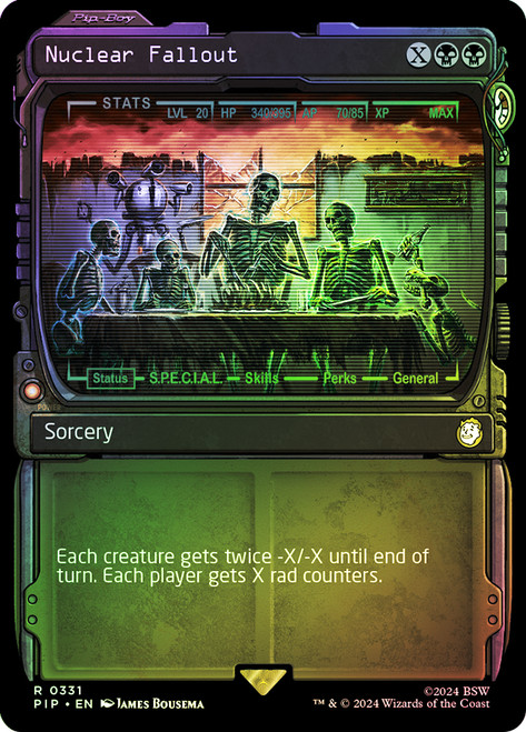 Nuclear Fallout (Showcase)\nFallout Commander - Variants\nSingle\nMagic The Gathering