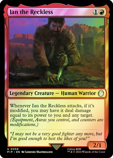 Ian the Reckless (Surge Foil) | Fallout Commander