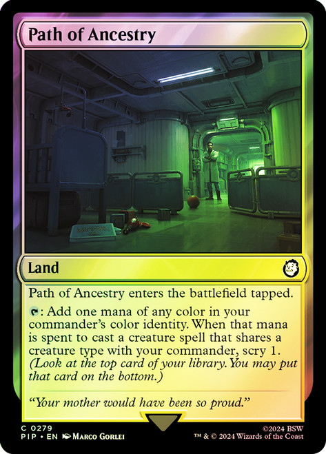 Path of Ancestry\nFallout Commander\nSingle\nMagic The Gathering