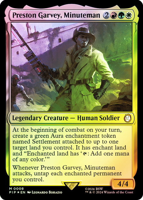 Preston Garvey, Minuteman\nFallout Commander\nSingle\nMagic The Gathering