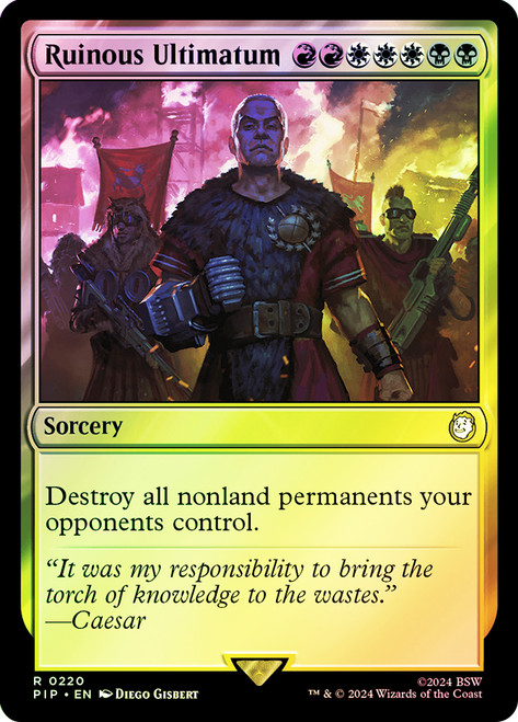 Ruinous Ultimatum\nFallout Commander\nSingle\nMagic The Gathering