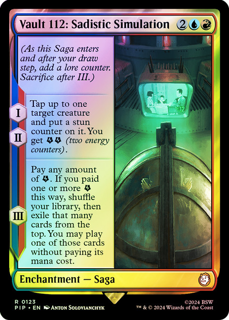 Vault 112: Sadistic Simulation\nFallout Commander\nSingle\nMagic The Gathering