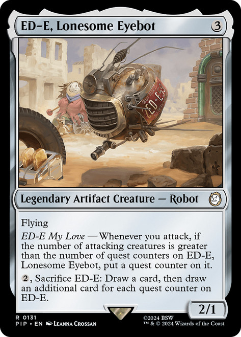 ED-E, Lonesome Eyebot\nFallout Commander\nSingle\nMagic The Gathering