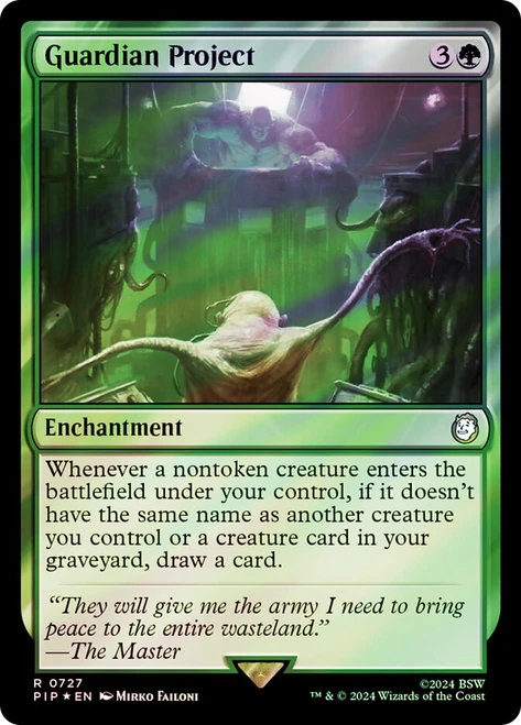 Guardian Project (Surge Foil)\nFallout Commander - Alternate Foil\nSingle\nMagic The Gathering