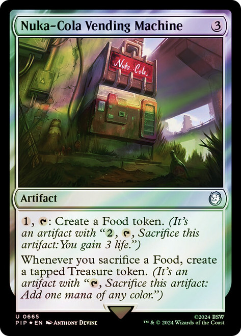 MTG ヌカコーラ自動販売機 サージFoil Fallout MTG ヌカコーラ自動販売機 サージFoil Fallout