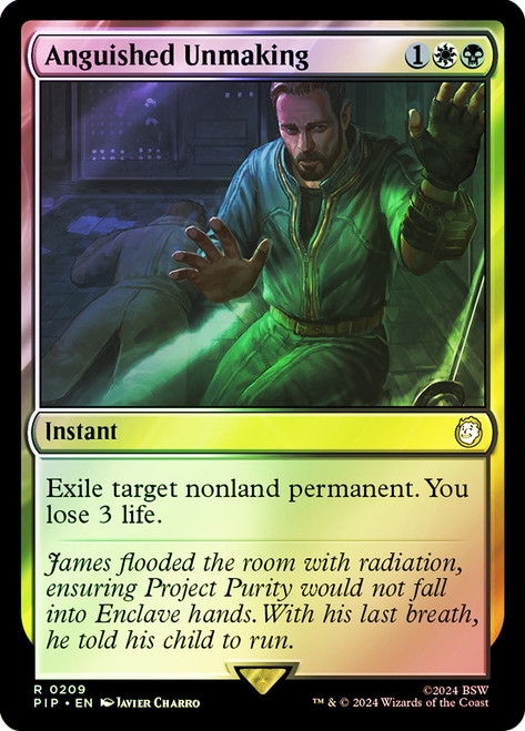 Anguished Unmaking\nFallout Commander\nSingle\nMagic The Gathering