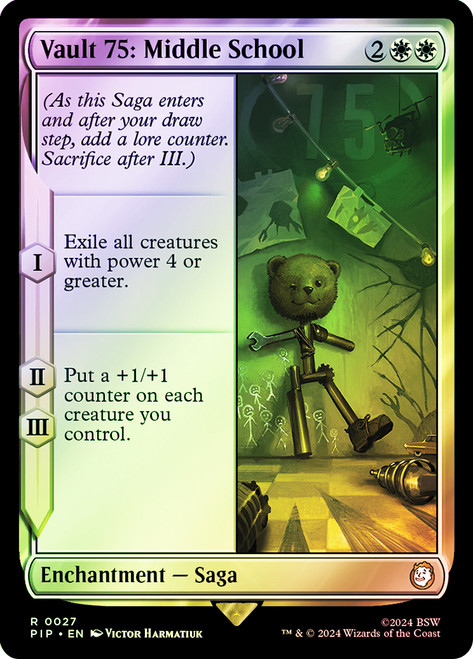 Vault 75: Middle School\nFallout Commander\nSingle\nMagic The Gathering