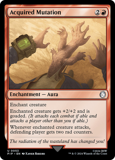 Acquired Mutation\nFallout Commander\nSingle\nMagic The Gathering