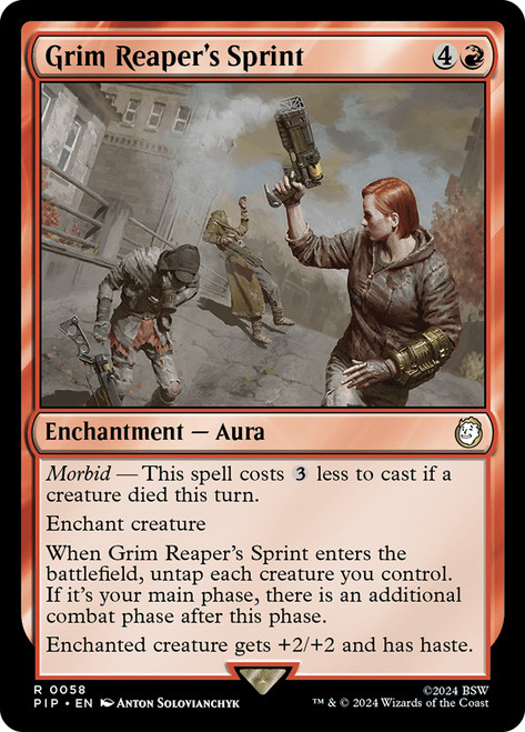 Grim Reaper's Sprint\nFallout Commander\nSingle\nMagic The Gathering