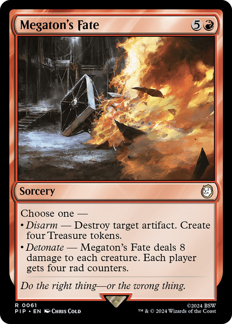 Megaton's Fate\nFallout Commander\nSingle\nMagic The Gathering