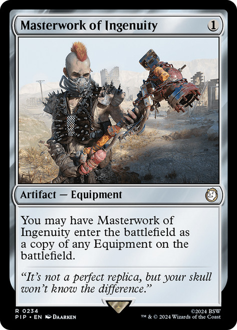 Masterwork of Ingenuity\nFallout Commander\nSingle\nMagic The Gathering