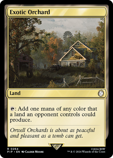 Exotic Orchard\nFallout Commander\nSingle\nMagic The Gathering