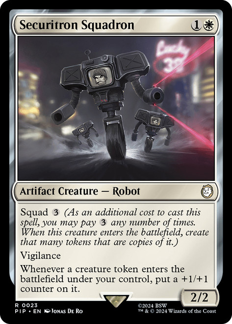 Securitron Squadron\nFallout Commander\nSingle\nMagic The Gathering
