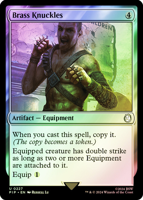 Brass Knuckles\nFallout Commander\nSingle\nMagic The Gathering