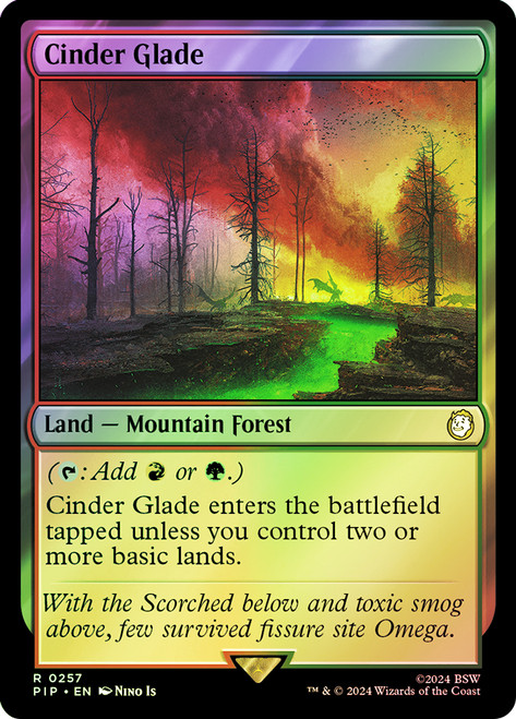 Cinder Glade\nFallout Commander\nSingle\nMagic The Gathering