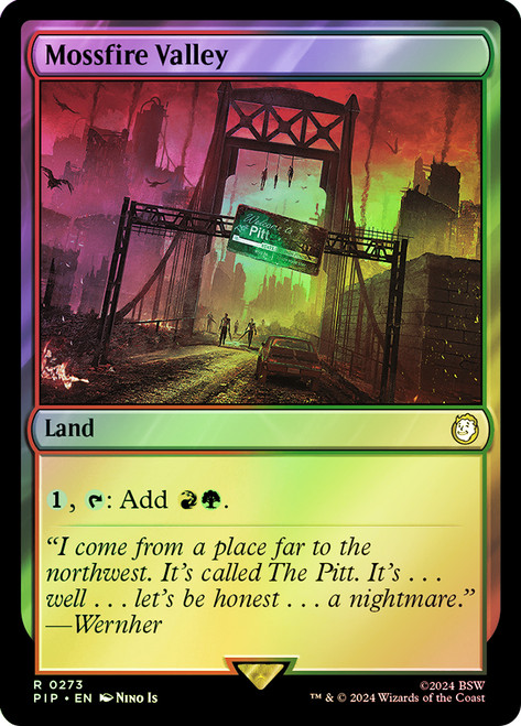 Mossfire Valley\nFallout Commander\nSingle\nMagic The Gathering