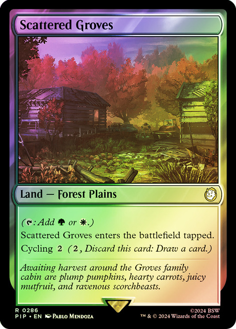 Scattered Groves\nFallout Commander\nSingle\nMagic The Gathering