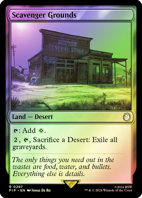 Scavenger Grounds\nFallout Commander\nSingle\nMagic The Gathering