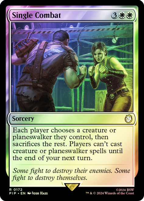 Single Combat\nFallout Commander\nSingle\nMagic The Gathering