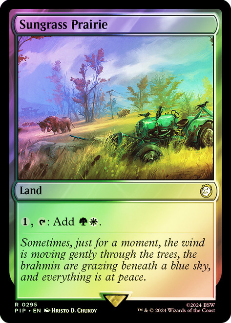 Sungrass Prairie\nFallout Commander\nSingle\nMagic The Gathering