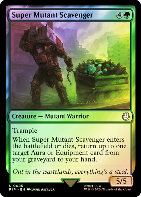 Super Mutant Scavenger\nFallout Commander\nSingle\nMagic The Gathering