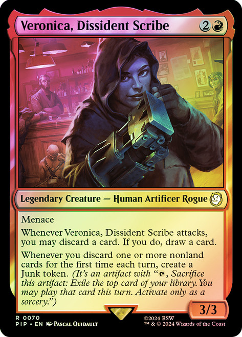 Veronica, Dissident Scribe\nFallout Commander\nSingle\nMagic The Gathering