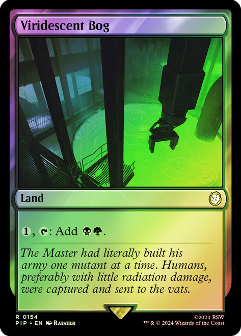 Viridescent Bog\nFallout Commander\nSingle\nMagic The Gathering
