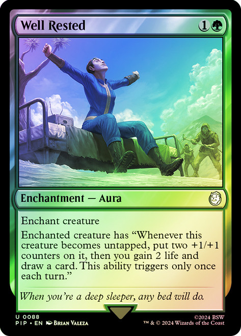 Well Rested\nFallout Commander\nSingle\nMagic The Gathering