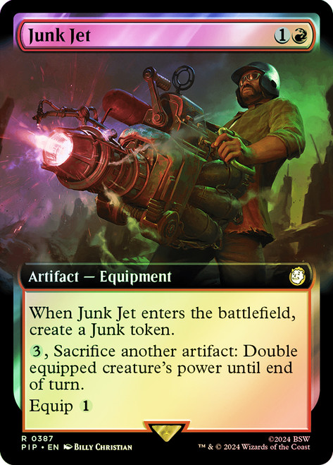 Junk Jet (Extended Art)\nFallout Commander - Variants\nSingle\nMagic The Gathering