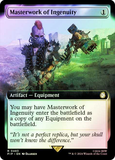 Masterwork of Ingenuity (Extended Art)\nFallout Commander - Variants\nSingle\nMagic The Gathering