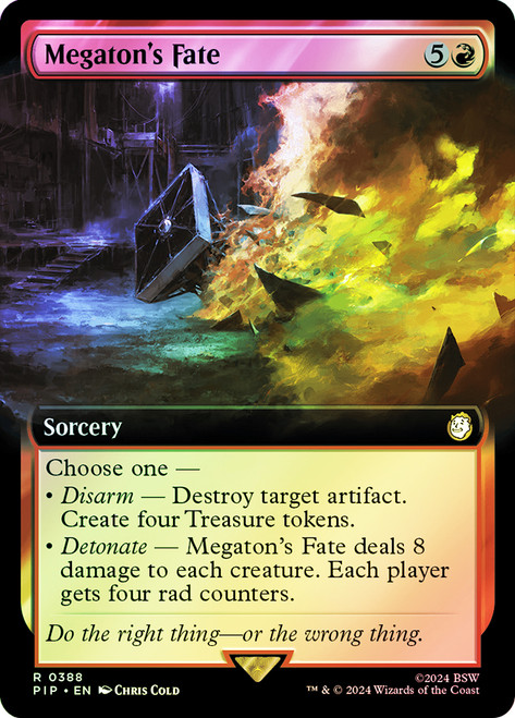 Megaton's Fate (Extended Art)\nFallout Commander - Variants\nSingle\nMagic The Gathering