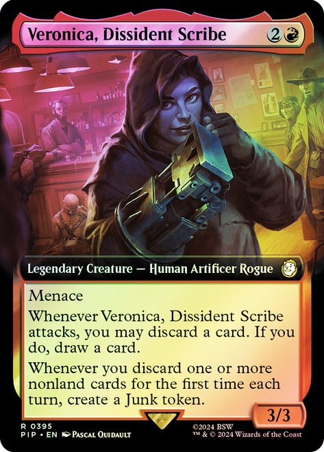 Veronica, Dissident Scribe (Extended Art)\nFallout Commander - Variants\nSingle\nMagic The Gathering